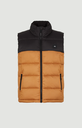 O'RIGINALS PUFFER VEST RICH CARAMEL COLOR BLOCK