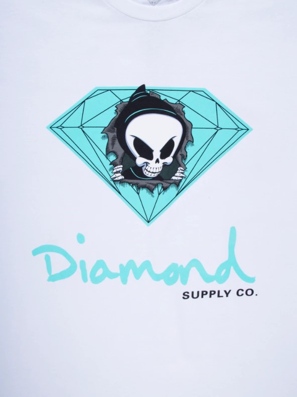 DIAMOND REAPER SIGN TEE WHITE