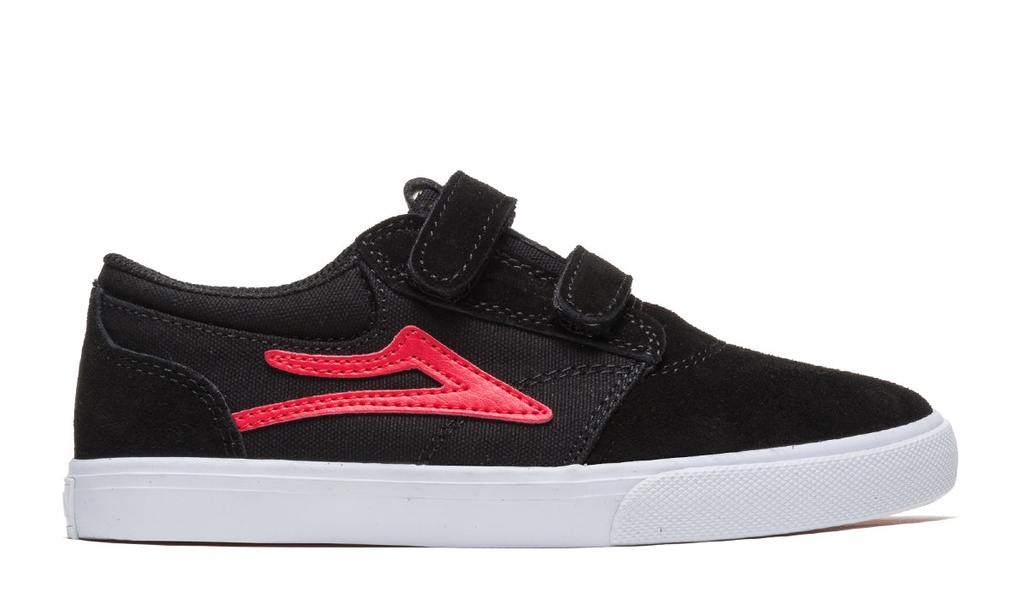 GRIFFIN KIDS BLACK/FLAME SUEDE