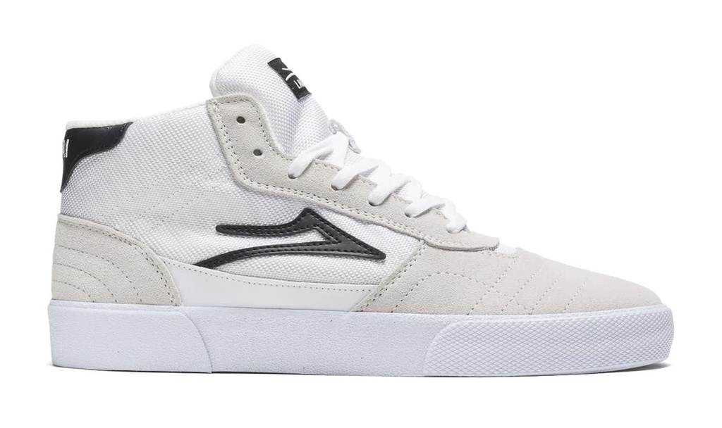 CAMBRIDGE MID WHITE/BLACK SUEDE