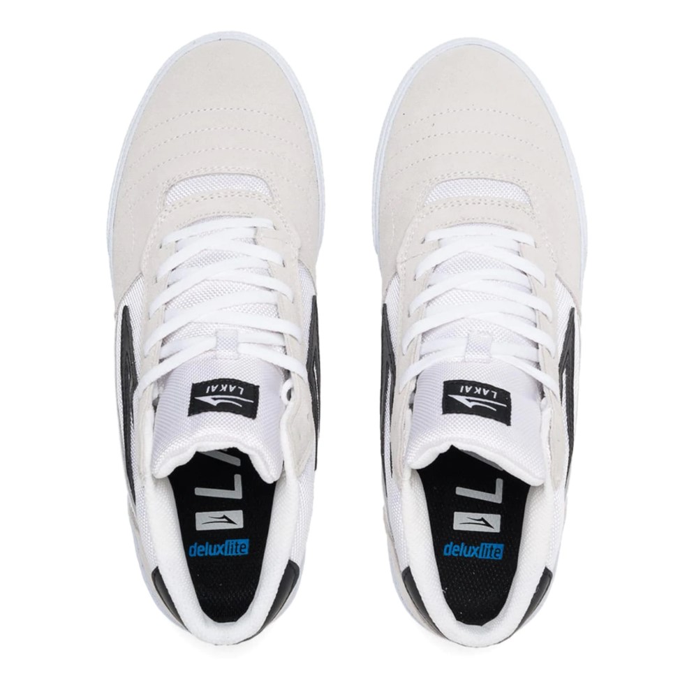 CAMBRIDGE MID WHITE/BLACK SUEDE
