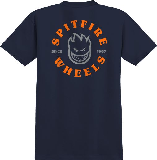 BIGHEAD CLASSIC S/S PKT NAVY/ORANGE