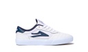 CAMBRIDGE KIDS WHITE/NAVY LEATHER