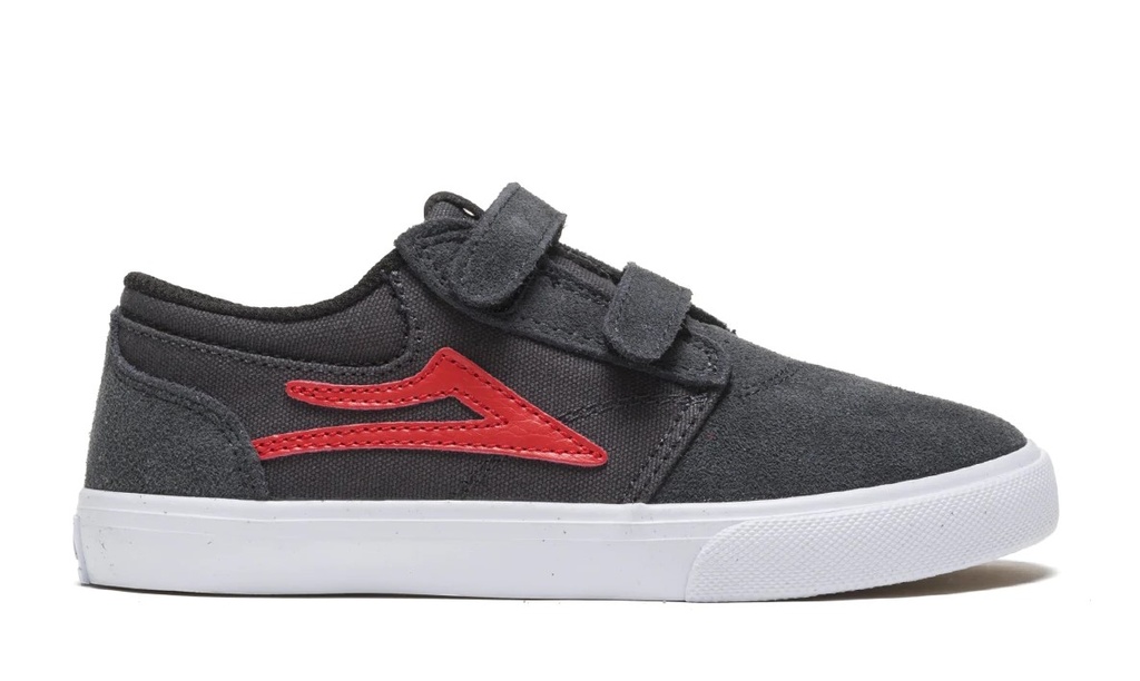 GRIFFIN KIDS CHARCOAL/FLAME SUEDE