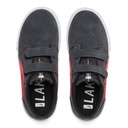 GRIFFIN KIDS CHARCOAL/FLAME SUEDE