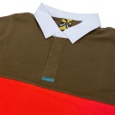 KROOKED EYES RUGBY BROWN/RED