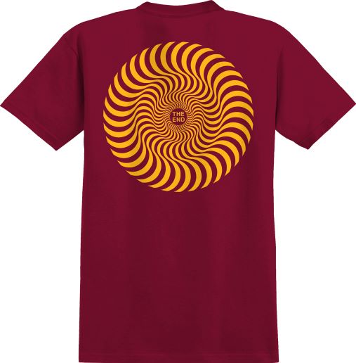 CLASSIC SWIRL S/S TSHIRT CARDINAL/GOLD