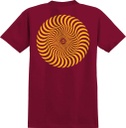 CLASSIC SWIRL S/S TSHIRT CARDINAL/GOLD