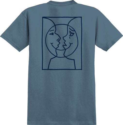 MOONSMILE RAW S/S TSHIRT SLATE
