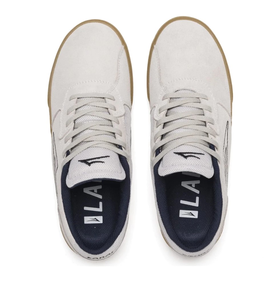 CARDIFF WHITE/GUM SUEDE