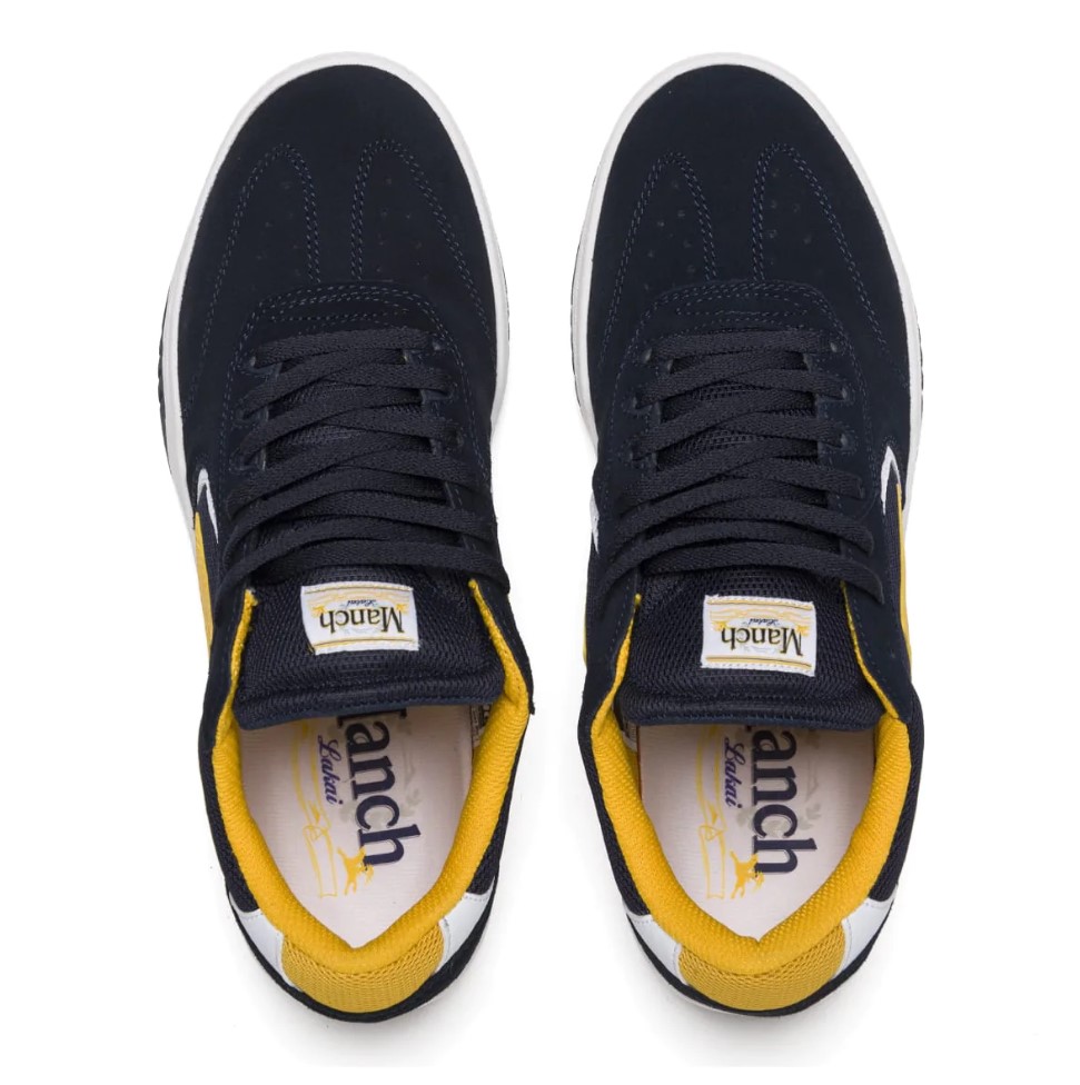 ATLANTIC NAVY/GOLD SUEDE