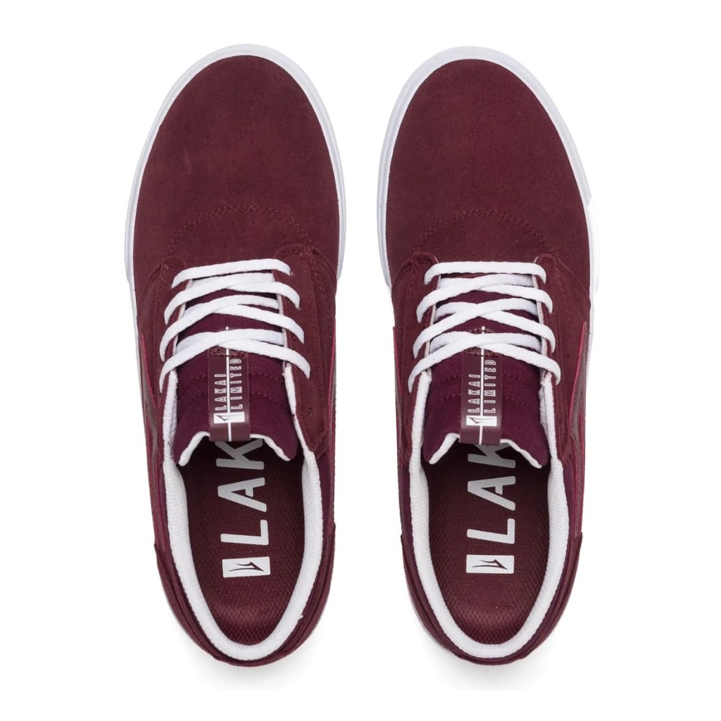 GRIFFIN BURGUNDY SUEDE