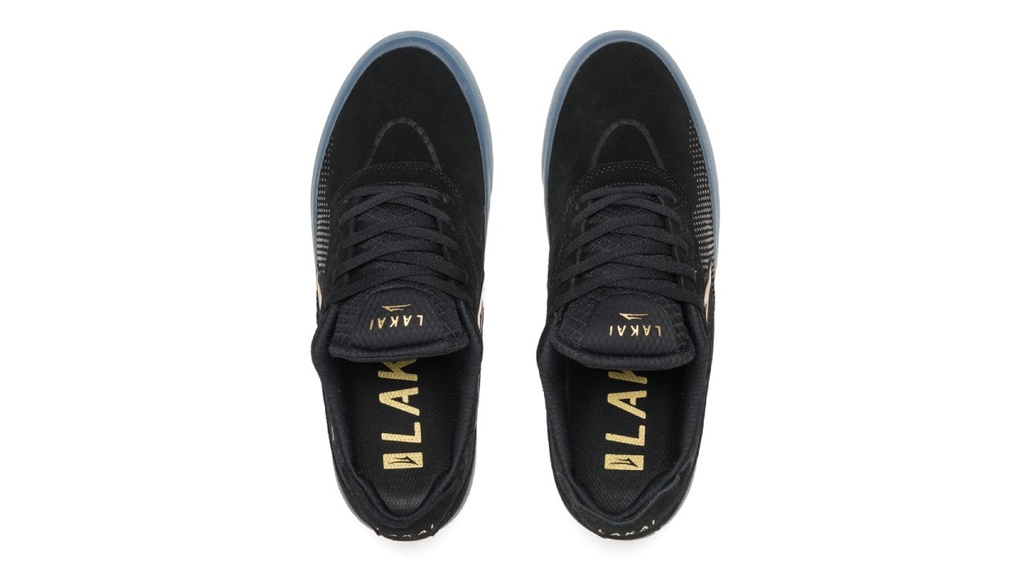 ESSEX BLACK/GOLD SUEDE