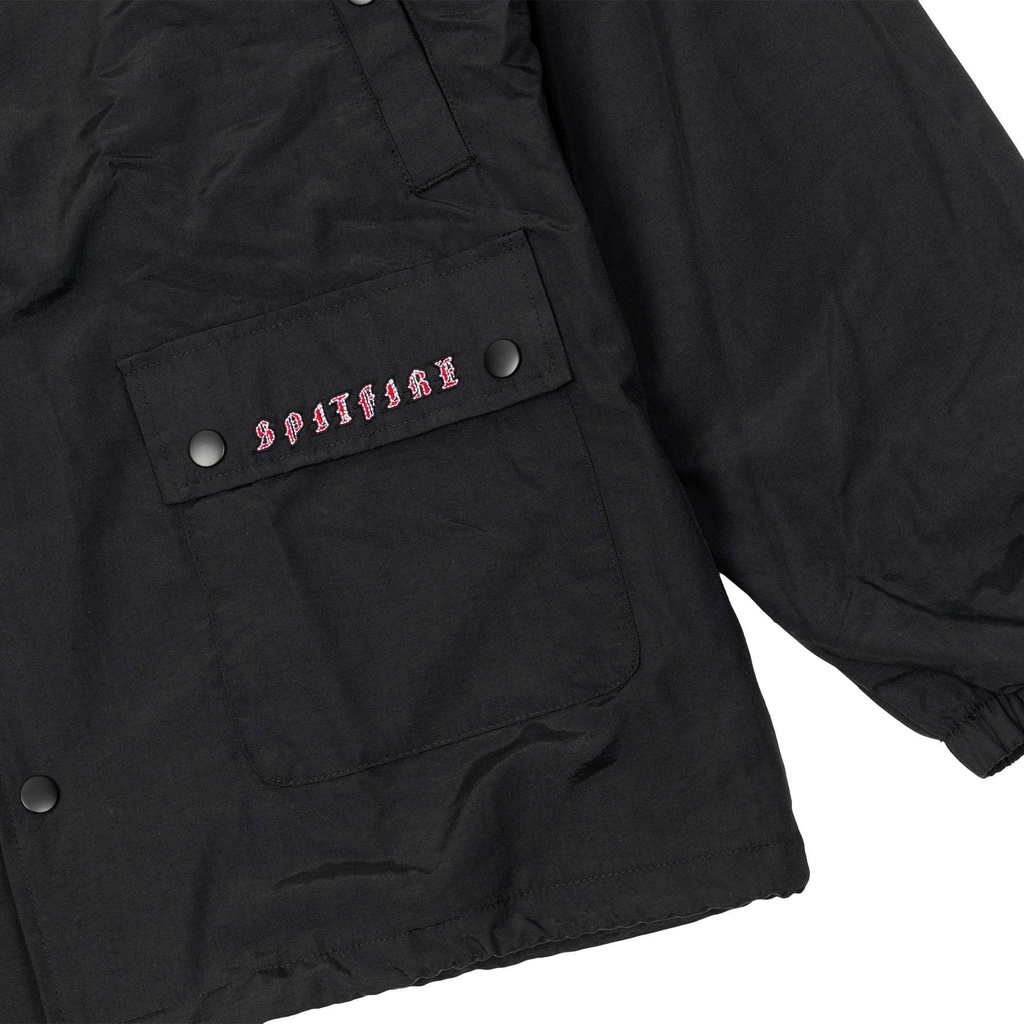 OLD E EMB JACKET BLK/RED/WHT