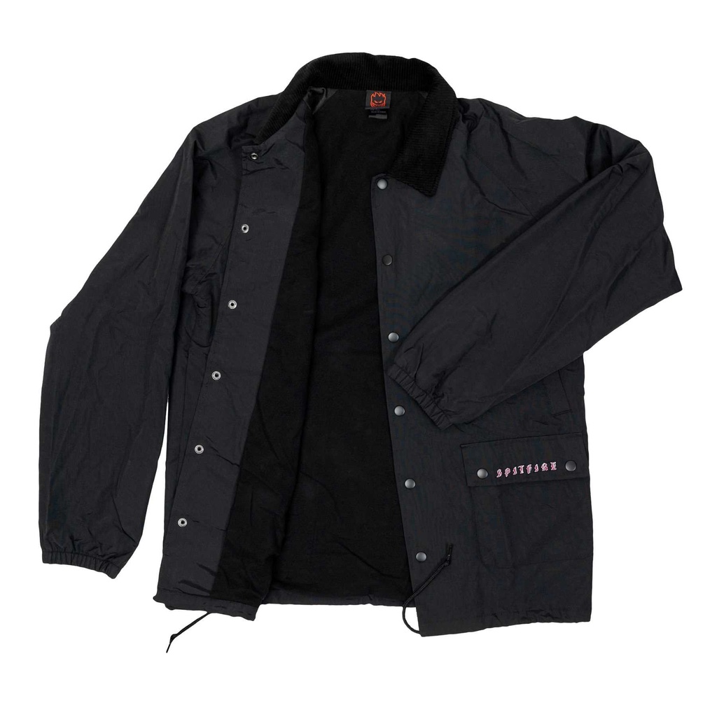 OLD E EMB JACKET BLK/RED/WHT