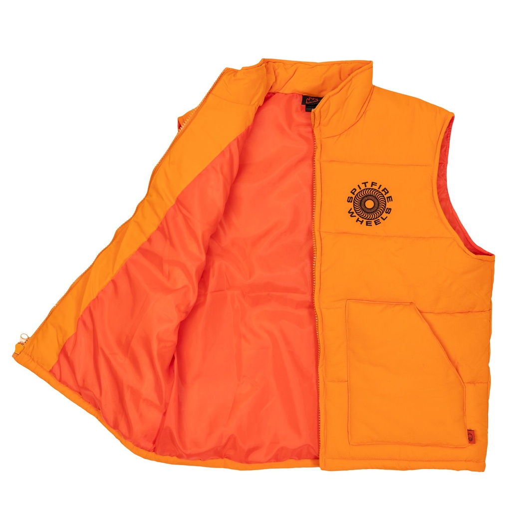 CLASSIC '87 SWIRL PUFF VEST ORANGE/BLK