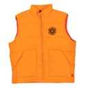 CLASSIC '87 SWIRL PUFF VEST ORANGE/BLK
