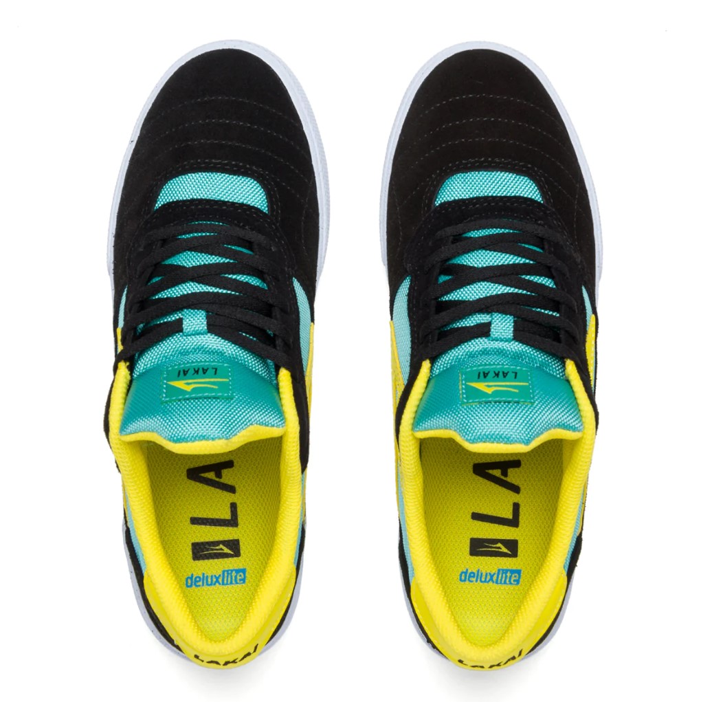 CAMBRIDGE BLACK/TEAL SUEDE