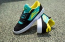 CAMBRIDGE BLACK/TEAL SUEDE