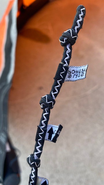 SWITCHBLADE KITE ONLY 2022 RED/CYAN 9m (used)