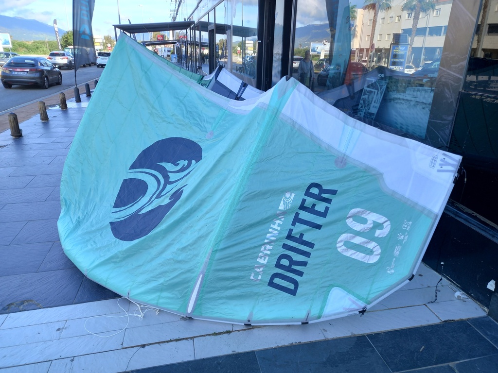 DRIFTER KITE ONLY 2022 TURQUOISE/CYAN 9m (used)