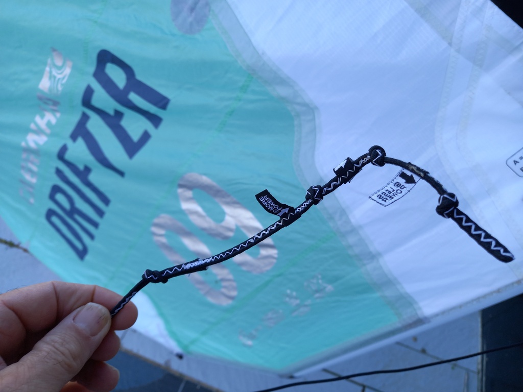 DRIFTER KITE ONLY 2022 TURQUOISE/CYAN 9m (used)