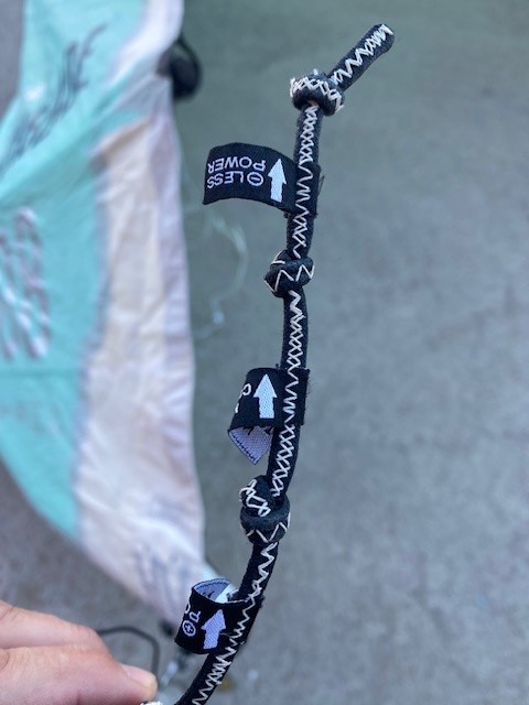 SWITCHBLADE KITE ONLY 2022 TURQUOISE/CYAN 8m (used)