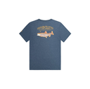 D&amp;S PANTHER TEE A DK BLUE MELANGE