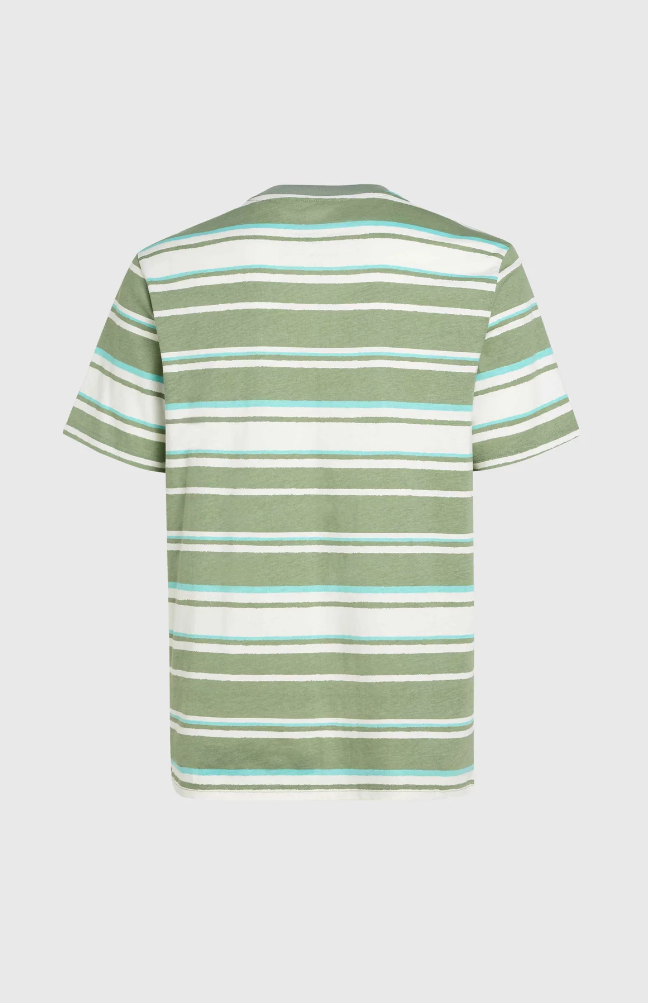 MIX &amp; MATCH STRIPE TSHIRT GREEN BOLD