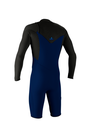 HYPERFREAK 2mm CHEST ZIP L/S SPRING NAVY/RAVEN