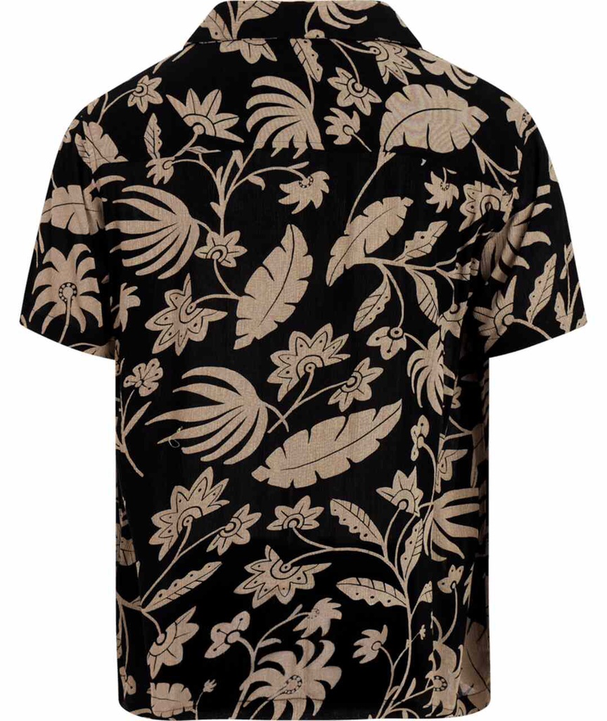 M MARRICK SHIRT S/S TRUE BLACK