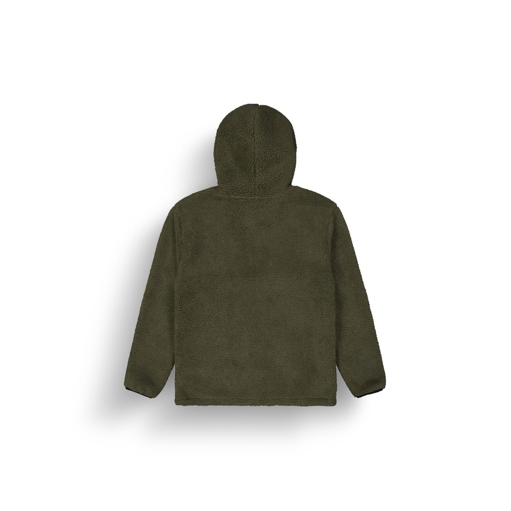 PMBTN ZP HOODIE A TOBACCO BLACK