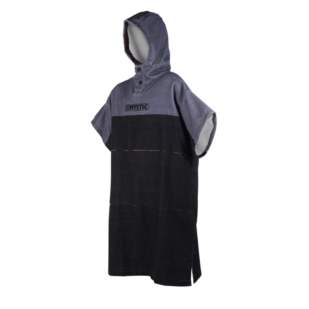 PONCHO TOALLA BLACK GREY