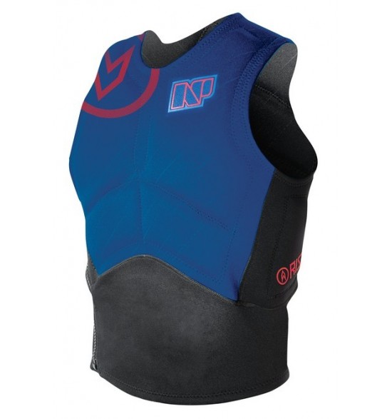 IMPACT VEST SIDE ZIP NAVY RED