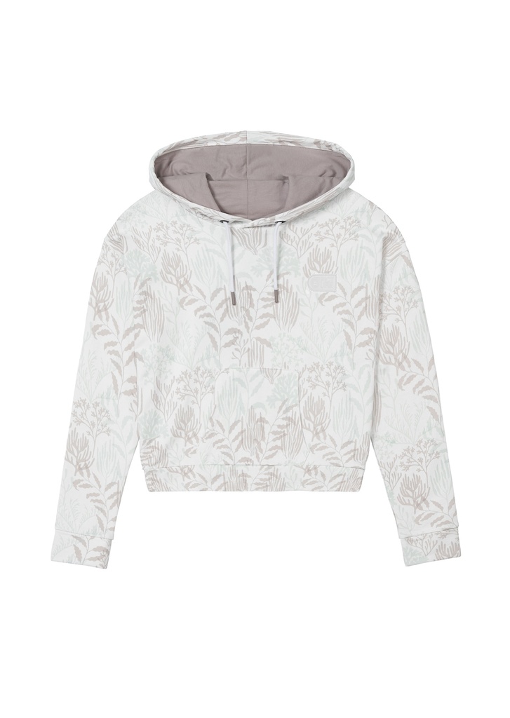 NERIS CROP HOODIE C ALGAE