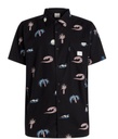 MNS PRTNEMTO S/S SHIRT TRUE BLACK
