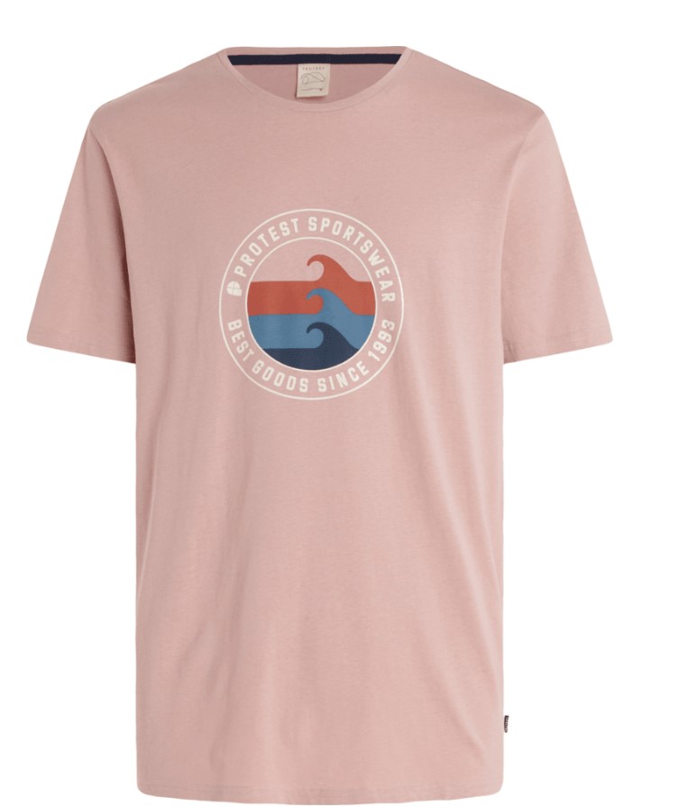 MNS PRTSHARM T-SHIRT MAUVE PINK