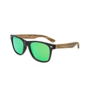 BEACH WOOD ZEBRA GREEN POL LENS