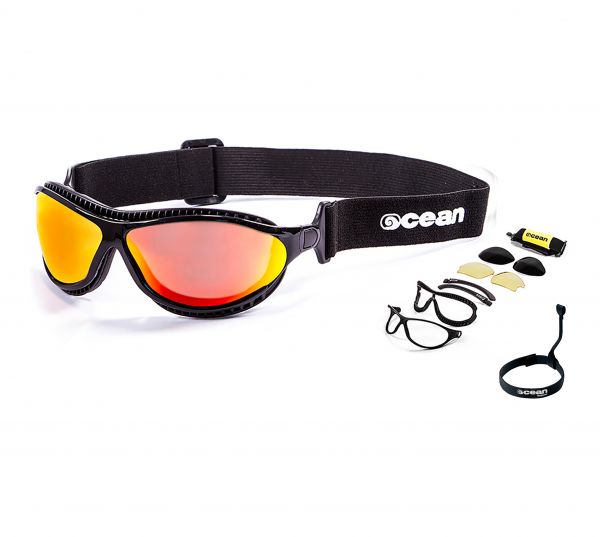 OCE TIERRA DE FUEGO MATTE SH BLK RED LENS