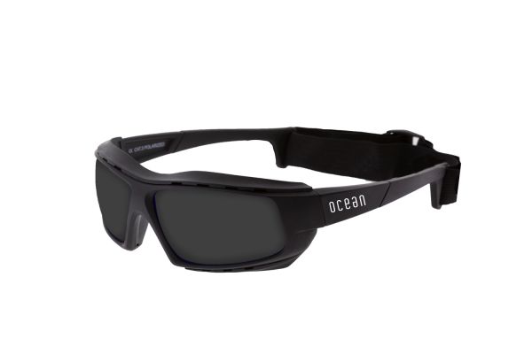 OCE PAROS MATTE BLK SMOKE POL LENS