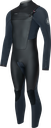 COMBAT FULLSUIT GBS 5/4 FZ BLACK