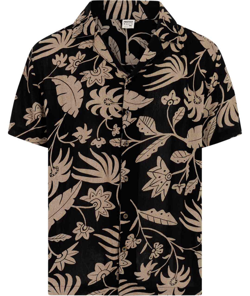 M MARRICK SHIRT S/S TRUE BLACK