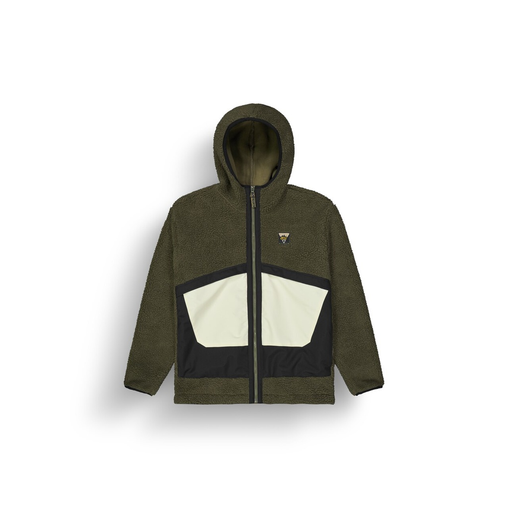 PMBTN ZP HOODIE A TOBACCO BLACK