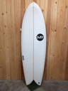 RETRO FISH TWINFIN EPOXY CLEAR 5'10"