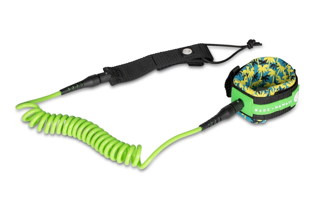 LEASH COIL 7" 7mm GREEN